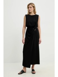 φόρεμα answear lab χρώμα: μαύρο 55% ρεγιόν, 35% πολυαμίδιο, 10% ελαστάν