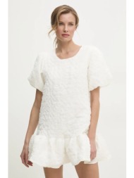 φόρεμα answear lab χρώμα: άσπρο 100% πολυεστέρας