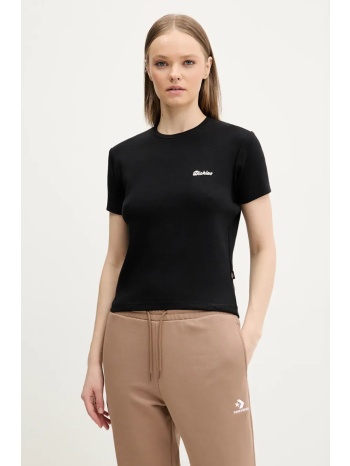 μπλουζάκι dickies χρώμα μαύρο, dk0a4z8jblk1 94% βαμβάκι