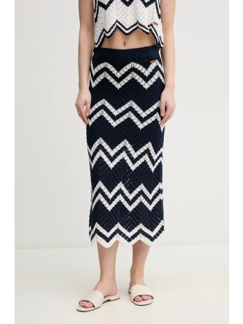 φούστα pepe jeans ollie skirt χρώμα ναυτικό μπλε, pl901205