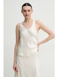 μπλουζάκι 2ndday amalia χρώμα: μπεζ, 2252137284 50% ρεγιόν, 50% βισκόζη