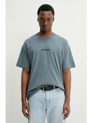 βαμβακερό μπλουζάκι dickies ανδρικό, χρώμα γκρι