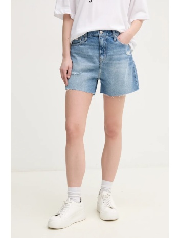 σορτς calvin klein jeans χρώμα μπλε, j20j225159 100%