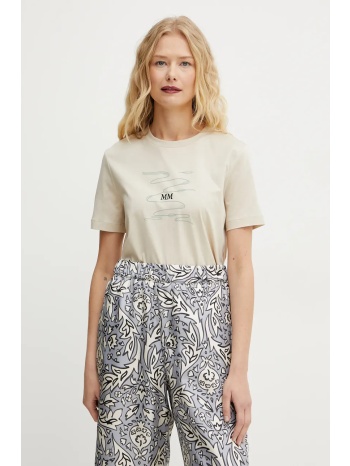 βαμβακερό μπλουζάκι max mara leisure γυναικείο, χρώμα