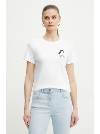 βαμβακερό μπλουζάκι marella caucaso γυναικείο, χρώμα