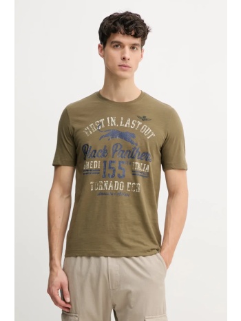 βαμβακερό μπλουζάκι aeronautica militare ανδρικό, χρώμα