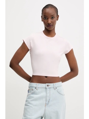 μπλουζάκι hugo blue χρώμα ροζ, 50537247 94% βαμβάκι, 6%