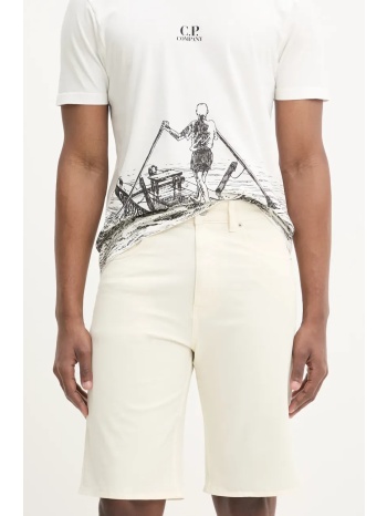 τζιν σορτς tommy jeans χρώμα μπεζ, dm0dm21953 κύριο υλικό