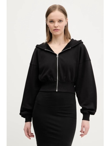 μπλούζα hugo χρώμα μαύρο, με κουκούλα, 50536945