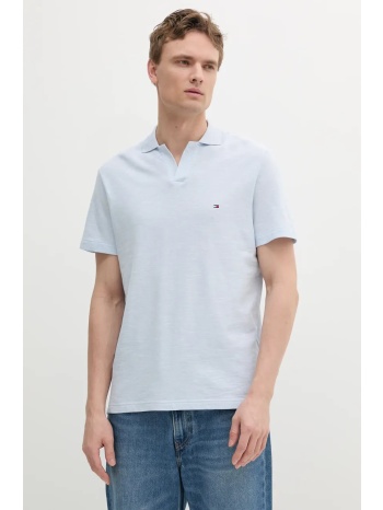 βαμβακερό μπλουζάκι πόλο tommy hilfiger ανδρικό, χρώμα