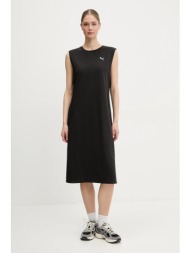 φόρεμα puma χρώμα: μαύρο, 685643 κύριο υλικό: 95% βαμβάκι, 5% ελαστάν
πρόσθετο υλικό: 70% βαμβάκι, 3