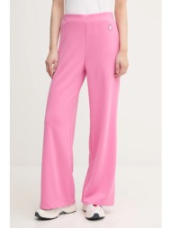 παντελόνι φόρμας united colors of benetton χρώμα: ροζ, 3jlc3f04c 47% modal, 45% πολυεστέρας, 8% ελασ