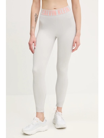 κολάν προπόνησης calvin klein performance χρώμα γκρι