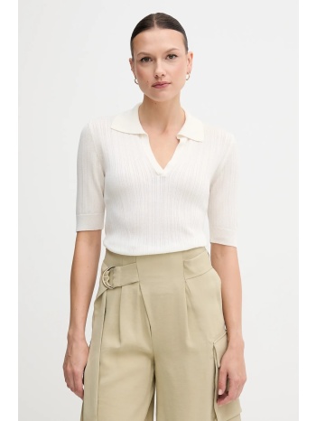 πόλο united colors of benetton χρώμα μπεζ, 123vd3018 100%