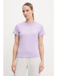 βαμβακερό μπλουζάκι guess narciso χρώμα: μοβ, v5gi10 k9rm1 100% βαμβάκι