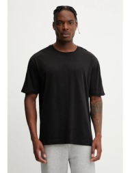 μπλουζάκι calvin klein performance χρώμα: μαύρο, lvgms5k177 57% βαμβάκι, 38% πολυεστέρας, 5% ελαστάν