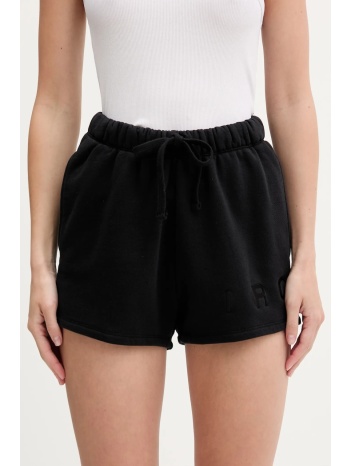 βαμβακερό σορτσάκι iro χρώμα μαύρο, wf30ocresia 100%