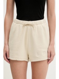 βαμβακερό σορτσάκι iro χρώμα: μπεζ, wf30ocresia 100% βαμβάκι