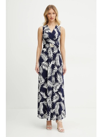 φόρεμα morgan rflori χρώμα ναυτικό μπλε, rflori 95%