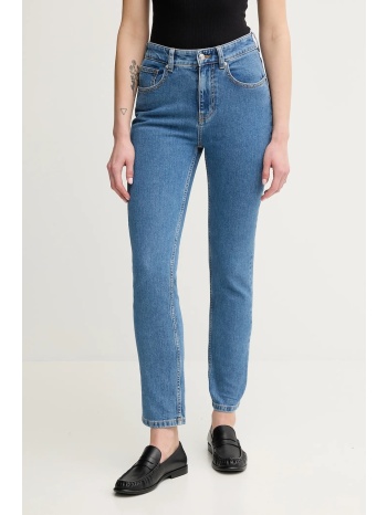 τζιν παντελόνι sisley χρώμα μπλε, 4mcple046 99% βαμβάκι