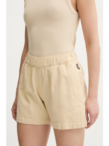 βαμβακερό σορτσάκι picture flaros χρώμα μπεζ, wsh0097 100%