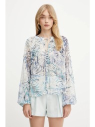 μπλουζάκι guess danile χρώμα: μπεζ, w5gh60 w0wa2 100% πολυεστέρας