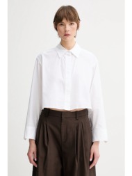 βαμβακερό πουκάμισο a.l.c. maude χρώμα: άσπρο, 5tops01848 100% βαμβάκι