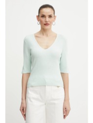 μπλουζάκι morgan mchampi χρώμα: πράσινο, mchampi 70% βισκόζη, 30% πολυαμίδιο