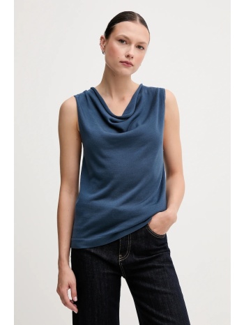 top united colors of benetton χρώμα μπλε, 123vd10dd 100%