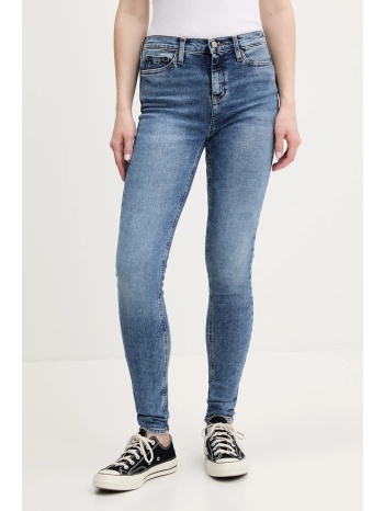 τζιν παντελόνι tommy jeans χρώμα μπλε, dw0dw20652 98%