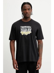 βαμβακερό μπλουζάκι adidas originals q12 ts crowd ανδρικά, χρώμα: μαύρο, jp4496 υλικό 1: 100% βαμβάκ