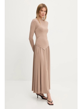 σετ answear lab χρώμα καφέ 95% βισκόζη, 5% ελαστάν