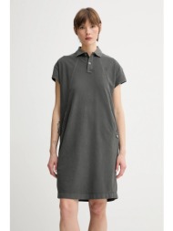 φόρεμα g-star raw χρώμα: πράσινο, d25910-d756 95% οργανικό βαμβάκι, 5% ελαστάν