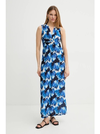φόρεμα morgan riya χρώμα μπλε, riya 94% πολυεστέρας, 6%
