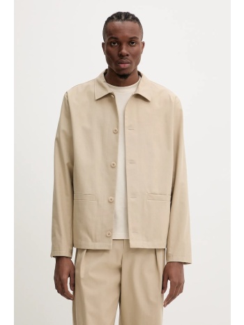 πουκάμισο a.p.c. veste rodney χρώμα μπεζ, cohfu.h32009
