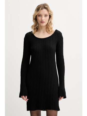 φόρεμα pinko χρώμα μαύρο, 105301 a2n7 72% βαμβάκι, 28%