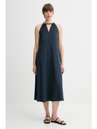 φόρεμα marc o`polo χρώμα: ναυτικό μπλε, 504308759067 48% modal, 47% βαμβάκι, 5% ελαστάν