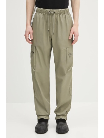παντελόνι rains cargo rain pants regular w3 χρώμα πράσινο