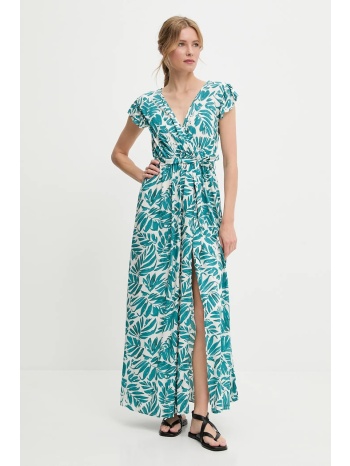 φόρεμα answear lab χρώμα πράσινο 100% βισκόζη