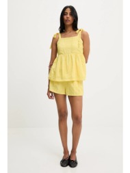 μπλούζα και σορτς answear lab χρώμα: κίτρινο κύριο υλικό: 90% πολυεστέρας, 10% βαμβάκι
φόδρα: 100% β