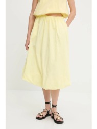 βαμβακερή φούστα answear lab χρώμα: κίτρινο κύριο υλικό: 100% βαμβάκι
φόδρα: 100% πολυεστέρας