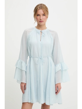 φόρεμα answear lab χρώμα μπλε 100% πολυεστέρας