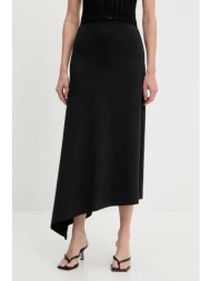 φούστα answear lab χρώμα: μαύρο 86% πολυεστέρας, 14% ελαστάν