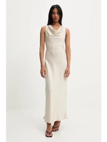 φόρεμα answear lab χρώμα μπεζ 100% πολυεστέρας