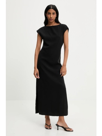 φόρεμα answear lab χρώμα μαύρο 87% βισκόζη, 13% πολυαμίδιο