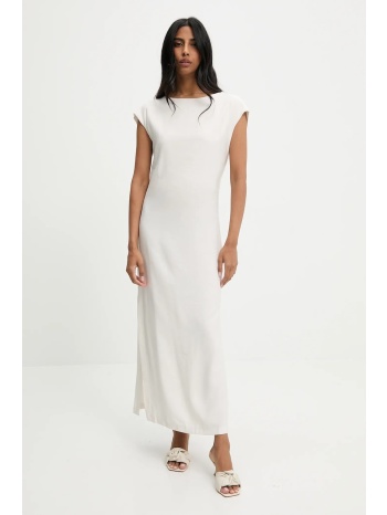 φόρεμα answear lab χρώμα μπεζ 87% βισκόζη, 13% πολυαμίδιο