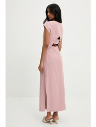 φόρεμα answear lab χρώμα: ροζ 87% βισκόζη, 13% πολυαμίδιο