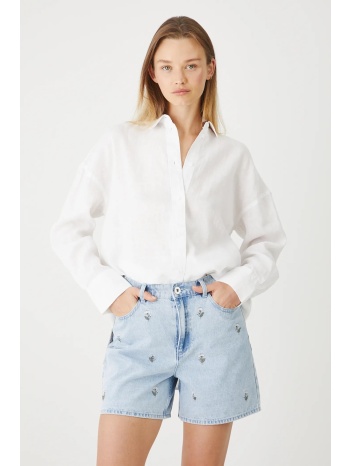 τζιν σορτς medicine χρώμα μπλε υλικό 1 100% βαμβάκιυλικό