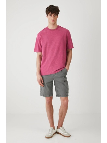 τζιν σορτς medicine ανδρικά, χρώμα γκρι κύριο υλικό 98%