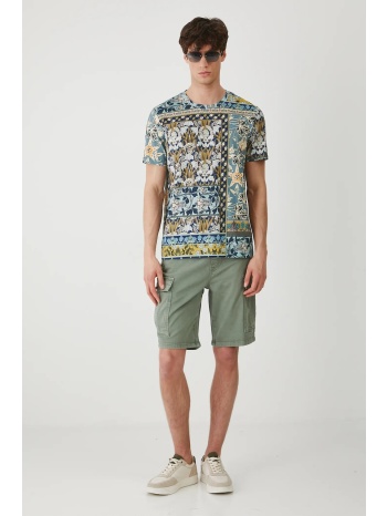 τζιν σορτς medicine ανδρικά, χρώμα πράσινο κύριο υλικό